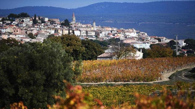 A scenic capture near La Cadière d'Azur, southern France, shows an autumn-hued landscape. (Anne-Christine Poujoulat / AFP) A scenic capture near La Cadière d'Azur, southern France, shows an autumn-hued landscape. (Anne-Christine Poujoulat / AFP)