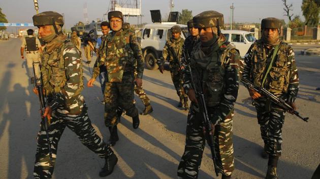 Inspector General Ravideep Singh Sahi said the CRPF was alert and the situation was under control. (HT File Photo) Inspector General Ravideep Singh Sahi said the CRPF was alert and the situation was under control. (HT File Photo)