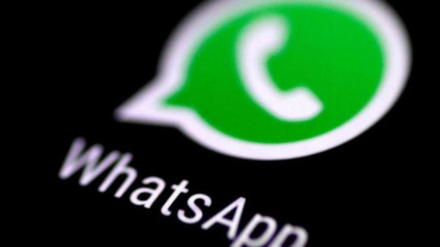 The WhatsApp messaging application is seen on a phone screen August 3, 2017.(Reuters File Photo)