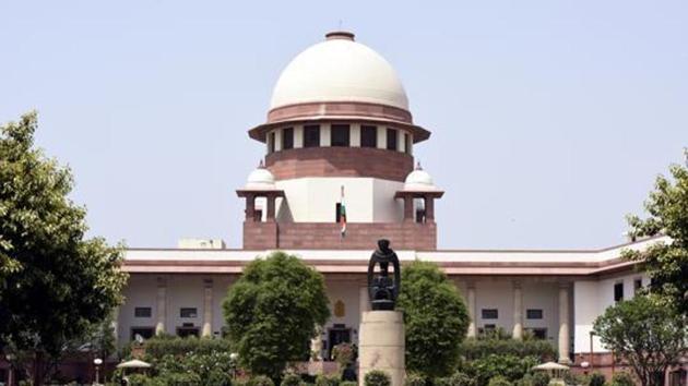 A view of Supreme Court in New Delhi.(Sonu Mehta/HT PHOTO)