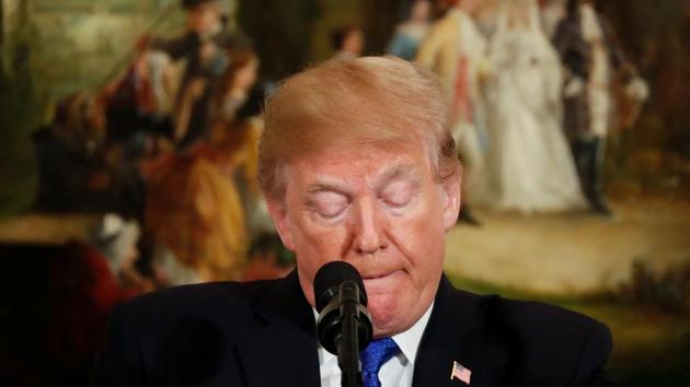 US President Donald Trump speaks about the shooting in Texas during an event with US and Japanese business leaders at the US ambassador's residence in Tokyo, Japan, on Monday. (REUTERS) US President Donald Trump speaks about the shooting in Texas during an event with US and Japanese business leaders at the US ambassador's residence in Tokyo, Japan, on Monday. (REUTERS)
