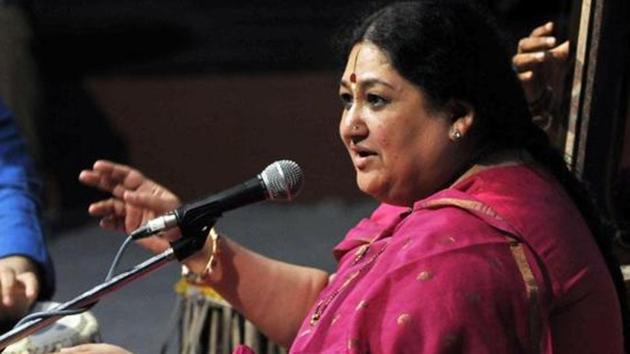 Hindustani classical singer Shubha Mudgal had filed an FIR with the Delhi police earlier this year. (HT File) Hindustani classical singer Shubha Mudgal had filed an FIR with the Delhi police earlier this year. (HT File)