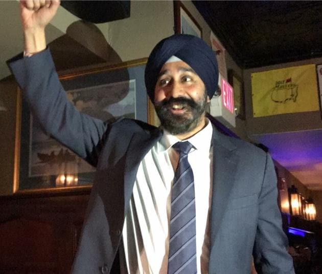 Ravinder Bhalla, who has been a member of the city council for more than seven years, won the election on Tuesday.(Twitter/ @RaviBhalla)