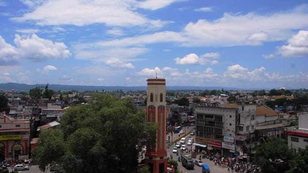 A bird’s eye view of Dehradun. (Vinay S Kumar/HT Photo) A bird’s eye view of Dehradun. (Vinay S Kumar/HT Photo)