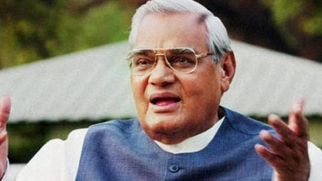 Atal Bihari Vajpayee, as Prime Minister, spoke at the Hindustan Times Leadership Summit in 2003. (PTI file photo) Atal Bihari Vajpayee, as Prime Minister, spoke at the Hindustan Times Leadership Summit in 2003. (PTI file photo)