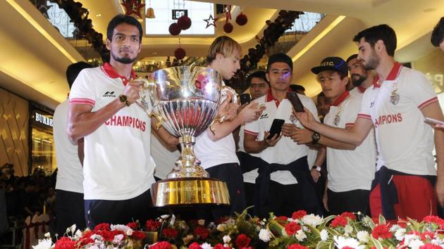 ATK will look to win a record third Indian Super League (ISL) title this year.(HT Photo)