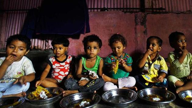India has one of the highest percentages of malnourished children in the world at 42%. Despite running one of the oldest child nutrition programmes, the ICDS has so far failed to address the country’s abysmal maternal and child health track record. (AP File Photo) India has one of the highest percentages of malnourished children in the world at 42%. Despite running one of the oldest child nutrition programmes, the ICDS has so far failed to address the country’s abysmal maternal and child health track record. (AP File Photo)