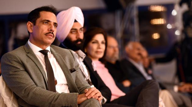 Robert Vadra at Hindustan Times Leadership Summit at Taj Palace. (Arun Sharma/HT Photo)