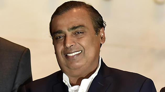 Mukesh Dhirubhai Ambani(Raj K Raj/HT Photo)