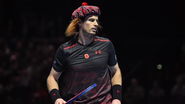 Andy Murray joking around on a tennis court is not a sight you get to see often, yet that’s exactly what fans at Glasgow got to see. (AFP) Andy Murray joking around on a tennis court is not a sight you get to see often, yet that’s exactly what fans at Glasgow got to see. (AFP)