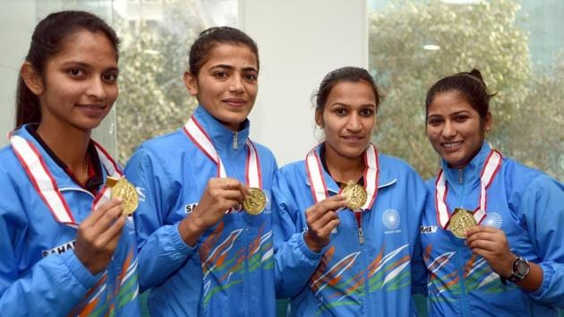 The Indian women’s hockey team spoke in depth to HT about their Asia Cup victory. (Sonu Mehta/HT PHOTO) The Indian women’s hockey team spoke in depth to HT about their Asia Cup victory. (Sonu Mehta/HT PHOTO)