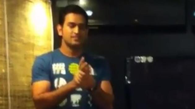 In a video on Instagram, MS Dhoni can be seen dancing on the Bollywood number ‘Jhak maar ke‘ from the movie Desi Boyz.(Instagram)