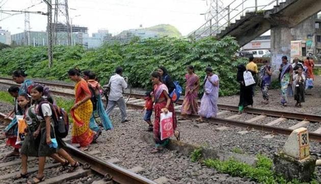 Every year, around 3,000 people lose their lives while using the local train network. (HT File) Every year, around 3,000 people lose their lives while using the local train network. (HT File)