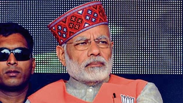While the BJP claims Modi will be a major reason for its victory, the Congress claims it will win because of growing disenchantment with Modi due to demonetisation, GST and saffronisation. (HT FILE) While the BJP claims Modi will be a major reason for its victory, the Congress claims it will win because of growing disenchantment with Modi due to demonetisation, GST and saffronisation. (HT FILE)