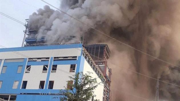 Smoke billows out of NTPC's Unchahar Power Plant where a blast took place in a boiler, in Raebareli district on November 1, 2017. (PTI File Photo) Smoke billows out of NTPC's Unchahar Power Plant where a blast took place in a boiler, in Raebareli district on November 1, 2017. (PTI File Photo)