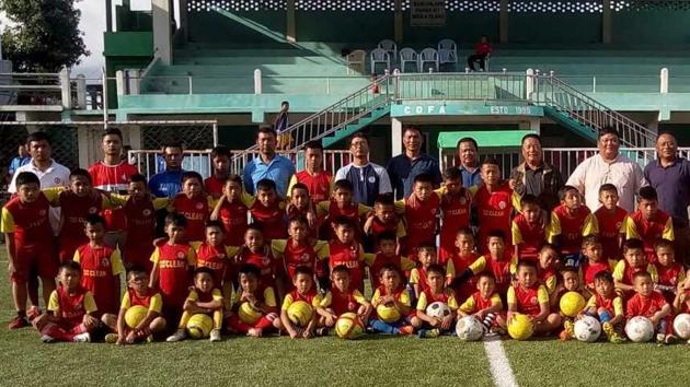 Mizoram’s Champhai district, located on the Indo-Myanmar border, is taking the lead to implement ‘baby leagues’.(Champhai District Football Association)