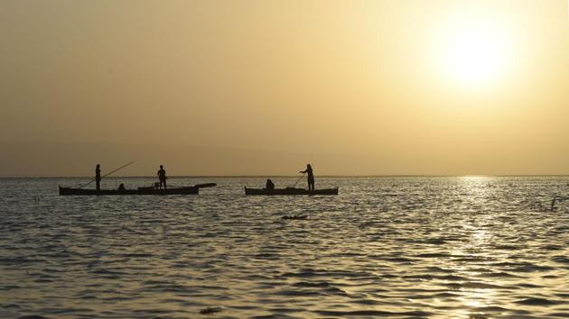 A patrol party of the BSF’s 79th battalion apprehended the fishermen when they were allegedly fishing inside Indian territory in the Harami Nala creek along the border, the official of Gujarat frontier of the paramilitary force said. (Representational Photo) A patrol party of the BSF’s 79th battalion apprehended the fishermen when they were allegedly fishing inside Indian territory in the Harami Nala creek along the border, the official of Gujarat frontier of the paramilitary force said. (Representational Photo)