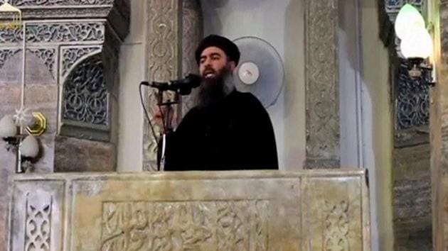 A man purported to be the reclusive leader of the militant Islamic State Abu Bakr al-Baghdadi making what would have been his first public appearance, at a mosque in the centre of Iraq's second city, Mosul, according to a video recording posted on the Internet on July 5, 2014, in this still image taken from video. (Reuters File Photo)