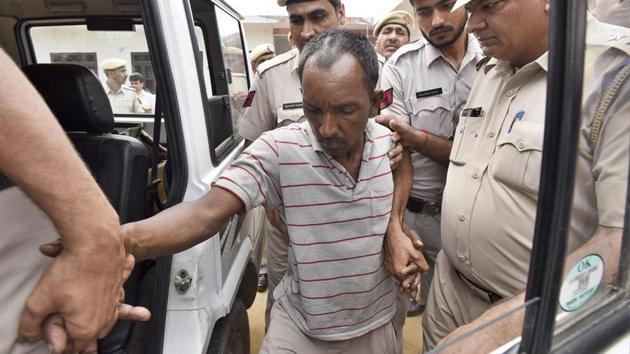 A lawyer said Ashok Kumar (in picture) was drugged and tortured by police to confess to a crime he never committed. (Sanjeev Verma/HT Photo) A lawyer said Ashok Kumar (in picture) was drugged and tortured by police to confess to a crime he never committed. (Sanjeev Verma/HT Photo)