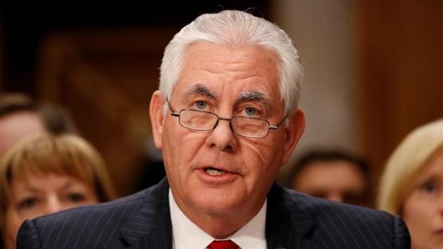 US Secretary of State Rex Tillerson in Washington, on October 30, 2017. (REUTERS) US Secretary of State Rex Tillerson in Washington, on October 30, 2017. (REUTERS)