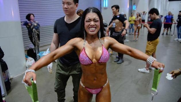 Thai female muscle