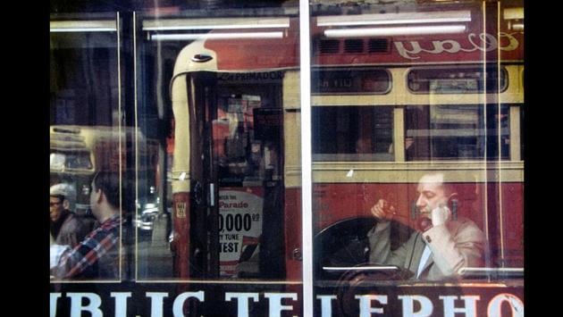 One of photography’s most celebrated colour artists, this work by Leiter is titled, ‘Phone call,’ 1957. (© Saul Leiter / Gallery FIFTY ONE) One of photography’s most celebrated colour artists, this work by Leiter is titled, ‘Phone call,’ 1957. (© Saul Leiter / Gallery FIFTY ONE)