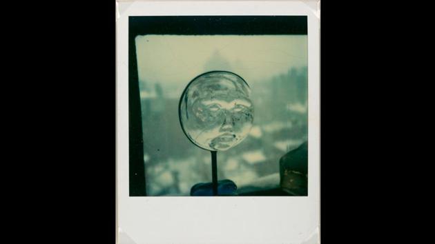 Photographed as a Polaroid by the legendary André Kertész, this untitled image from 1978 is nothing like Kertész’s black and white photographs of Paris. (© Gerhard Sander) Photographed as a Polaroid by the legendary André Kertész, this untitled image from 1978 is nothing like Kertész’s black and white photographs of Paris. (© Gerhard Sander)