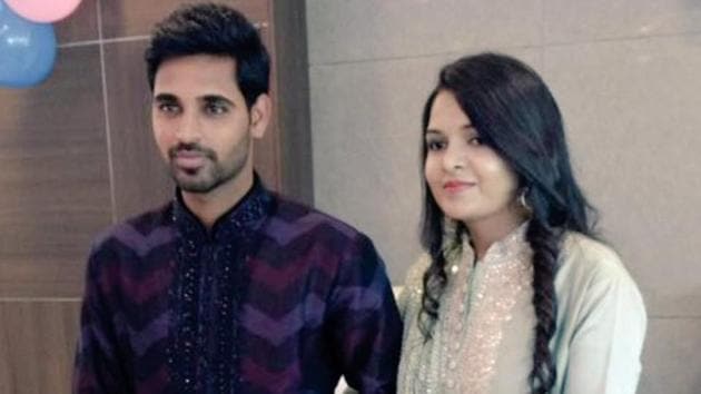 Indian cricketer Bhuvneshwar Kumar is set to wed Nupur Nagar this month. (Bhuvneshwar Kumar/Twitter) Indian cricketer Bhuvneshwar Kumar is set to wed Nupur Nagar this month. (Bhuvneshwar Kumar/Twitter)
