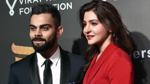 Indian Cricketer Virat Kohli and Bollywood actress Anushka Sharma at the Indian Sports Honours. (Kunal Patil/HT Photo) Indian Cricketer Virat Kohli and Bollywood actress Anushka Sharma at the Indian Sports Honours. (Kunal Patil/HT Photo)