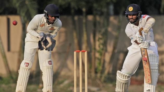 Sri Lanka's Roshen Silva was unbeaten at the end of Day 1. (AP) Sri Lanka's Roshen Silva was unbeaten at the end of Day 1. (AP)