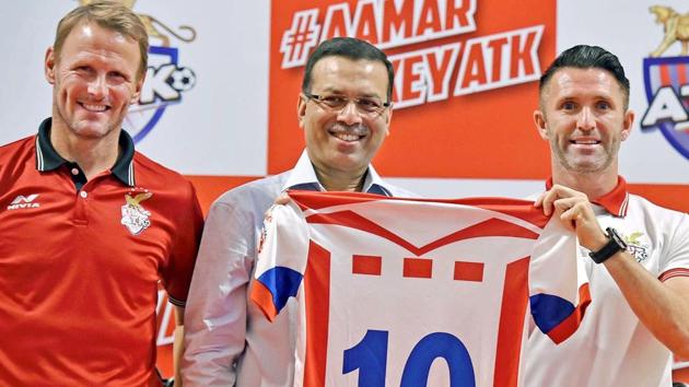Robbie Keane (R), ATK’s marquee player for the 2017-18 Indian Super League, will miss the first three matches. (PTI) Robbie Keane (R), ATK’s marquee player for the 2017-18 Indian Super League, will miss the first three matches. (PTI)