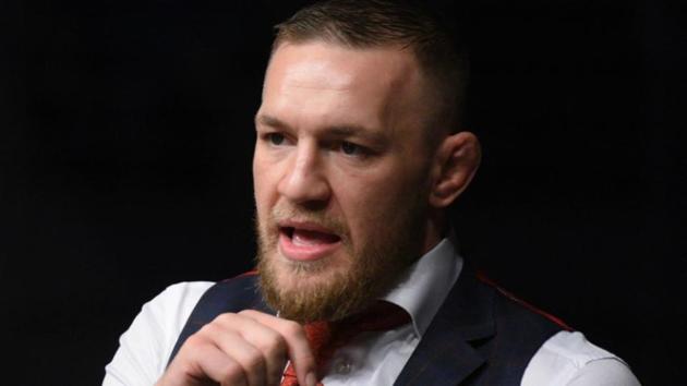 Conor McGregor's entourage stopped after landing in Teterboro Airport