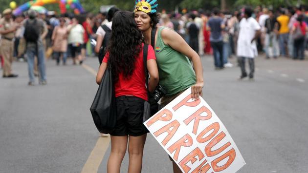 By 2009, the march had gained more momentum and people came out in large numbers to express solidarity for the LGBTQIA movement in India. (Ronjoy Gogoi / HT Photo) By 2009, the march had gained more momentum and people came out in large numbers to express solidarity for the LGBTQIA movement in India. (Ronjoy Gogoi / HT Photo)