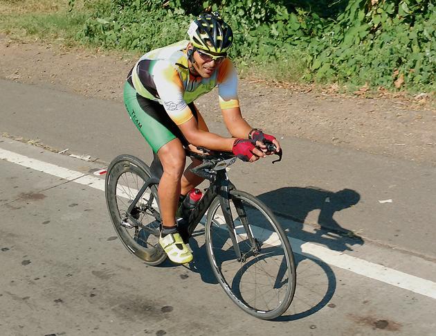 Amit Samarth finished first in the solo category of the 5th edition of Deccan Cliffhanger. (HT PHOTO) Amit Samarth finished first in the solo category of the 5th edition of Deccan Cliffhanger. (HT PHOTO)