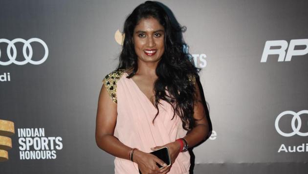 Indian women’s cricket team captain Mithali Raj at the ceremony. (HT Photo)