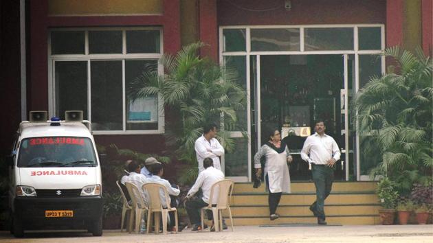 A CBI team probing the killing of an eight-year-old brought the suspect to the crime spot to recreate the murder as it happened on September 8, at Ryan International School, Bhondsi branch in Gurugram. (PTI) A CBI team probing the killing of an eight-year-old brought the suspect to the crime spot to recreate the murder as it happened on September 8, at Ryan International School, Bhondsi branch in Gurugram. (PTI)