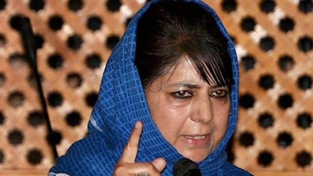 Jammu and Kashmir chief minister Mehbooba Mufti (in pic) Mufti met Sitharaman in Pahalgam and discussed several issues with her, officials said in Srinagar. (PTI File Photo) Jammu and Kashmir chief minister Mehbooba Mufti (in pic) Mufti met Sitharaman in Pahalgam and discussed several issues with her, officials said in Srinagar. (PTI File Photo)