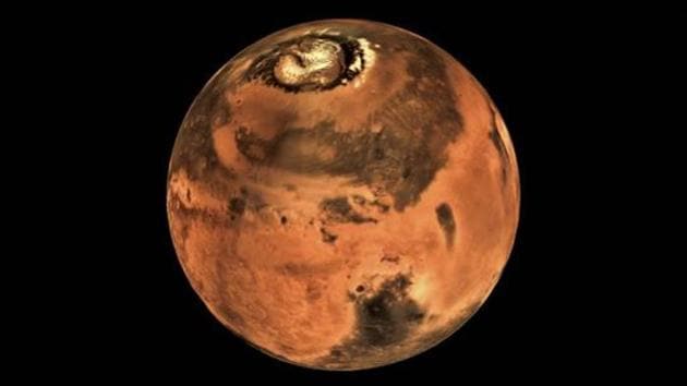 A picture of Mars taken by the Mars Colour Camera onboard India’s Mars Orbiter Spacecraft. (PTI File Photo) A picture of Mars taken by the Mars Colour Camera onboard India’s Mars Orbiter Spacecraft. (PTI File Photo)