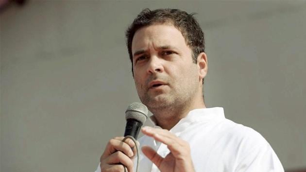 Congress vice president Rahul Gandhi addresses the supporters during a road show in Banaskantha distcrict of Gujarat on Sunday. (PTI Photo) Congress vice president Rahul Gandhi addresses the supporters during a road show in Banaskantha distcrict of Gujarat on Sunday. (PTI Photo)
