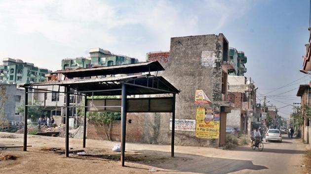 View of the decades-old cremation ground in Dhakola village. (HT Photo) View of the decades-old cremation ground in Dhakola village. (HT Photo)