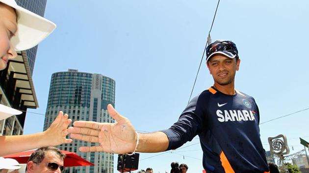 Rahul Dravid, the coach of the India U-19 team, was gracious in defeat after losing to Nepal by 19 runs in the Asia Cup U-19 tournament in Kuala Lumpur. (Getty Images) Rahul Dravid, the coach of the India U-19 team, was gracious in defeat after losing to Nepal by 19 runs in the Asia Cup U-19 tournament in Kuala Lumpur. (Getty Images)