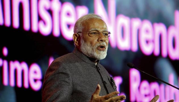 Prime Minister Narendra Modi addresses businessmen in a parallel event of the 31st ASEAN Summit and Related Summits on Monday. (AP) Prime Minister Narendra Modi addresses businessmen in a parallel event of the 31st ASEAN Summit and Related Summits on Monday. (AP)
