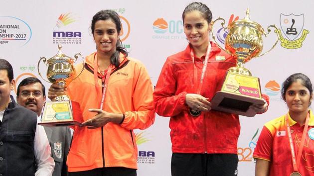 Saina Nehwal, who recently won the National Open championships, will be hoping to perform well in the China Open superseries.(PTI)