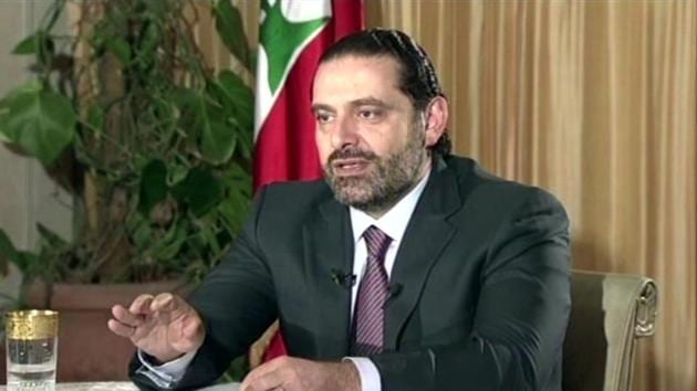 Lebanon’s Prime Minister Saad Hariri gives a live TV interview in Riyadh, Saudi Arabia, Sunday Nov. 12, 2017, saying he will return to his country “within days”. (AP) Lebanon’s Prime Minister Saad Hariri gives a live TV interview in Riyadh, Saudi Arabia, Sunday Nov. 12, 2017, saying he will return to his country “within days”. (AP)