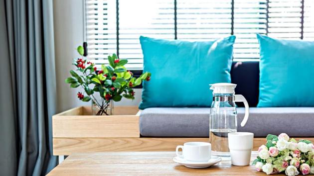 Instantly spruce up your living room by adding colourful throw pillows. (Shutterstock) Instantly spruce up your living room by adding colourful throw pillows. (Shutterstock)