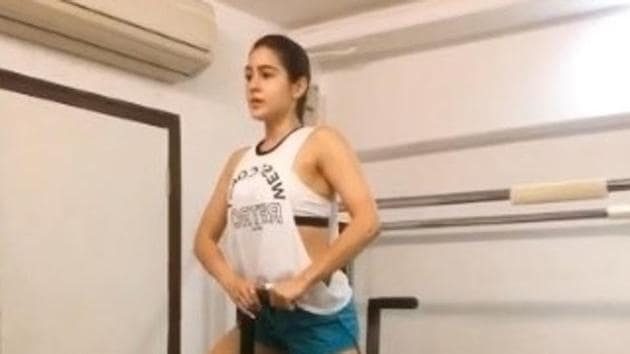 Sara Ali Khan does the Pilates. Sara Ali Khan does the Pilates.