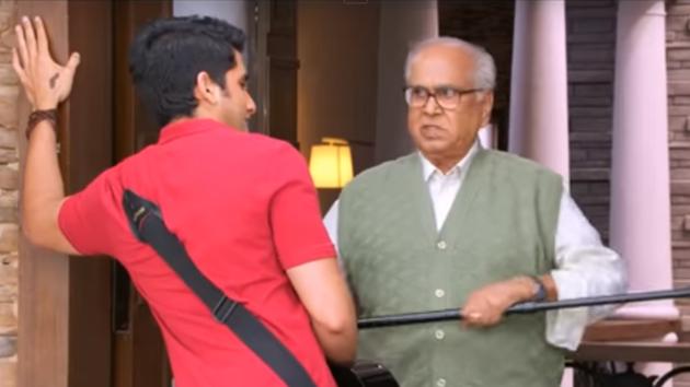 A still from Manam that was shot at the Annapurna Studio.