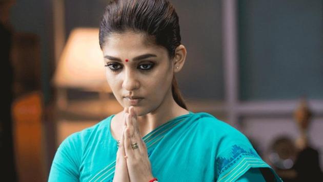 Nayanthara plays a tough district collector in latest Tamil release Aramm. Nayanthara plays a tough district collector in latest Tamil release Aramm.