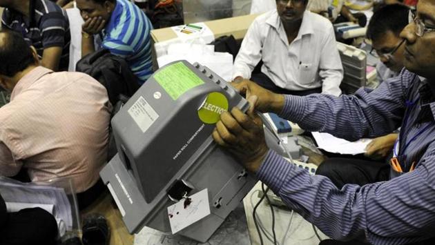 A total of 7,525 VVPAT machines were used in Himachal . (HT File) A total of 7,525 VVPAT machines were used in Himachal . (HT File)