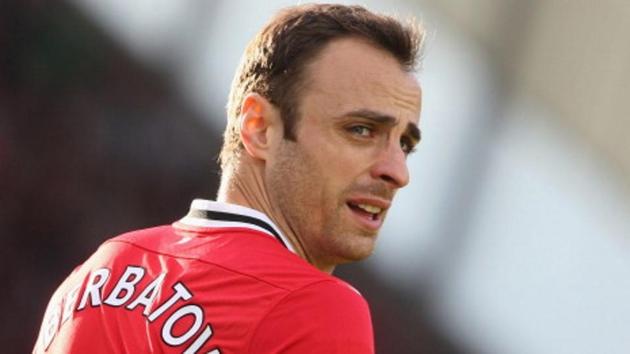 Former Manchester United forward Dimitar Berbatov will lead Kerala Blasters’ attack in the Indian Super League this season. (Man Utd via Getty Images) Former Manchester United forward Dimitar Berbatov will lead Kerala Blasters’ attack in the Indian Super League this season. (Man Utd via Getty Images)